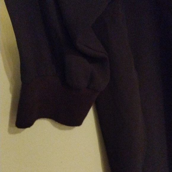 Ann Taylor Loft Long Sleeve Black Button down back M - Picture 3 of 5